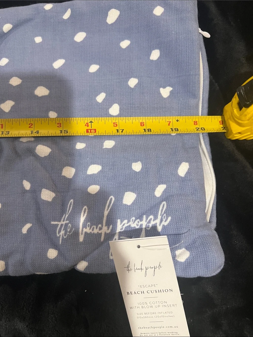 NWT The Beach People “Escape” beach cushion